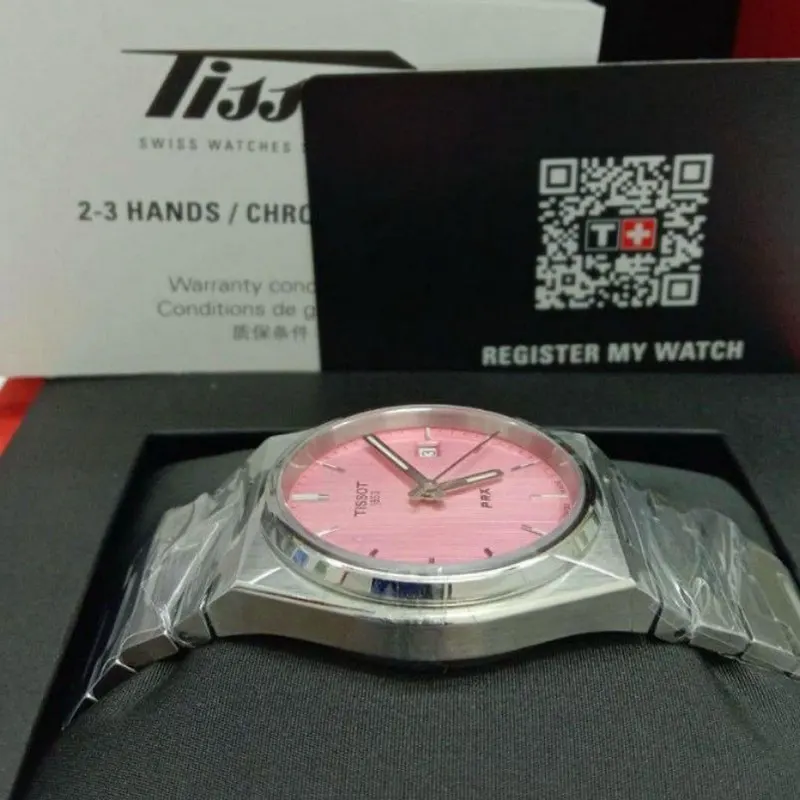 Tissot PRX Swiss Quartz 35mm Pink Dial unisex Watch- T137.210.11.331.00